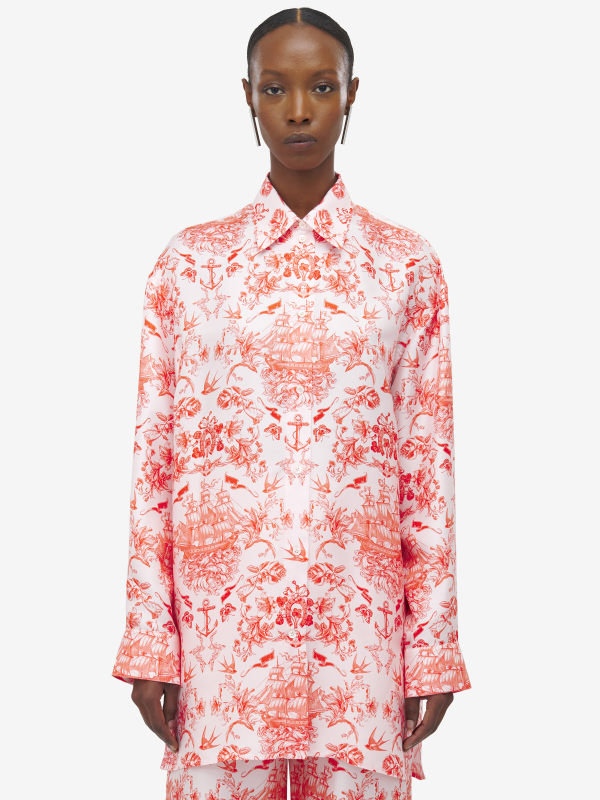 ALEXANDER MCQUEEN - Sailor Tattoo Pyjama Shirt - Item 819016QCAMH5138